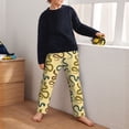 thumbnail image 5 of Xecao Various Snake Print Teenagers' Pajama Pants Long Sleep Pants Soft Elastic Waist Pajama Bottoms Elastic waist with 2 Pockets 5-16 Years-Small, 5 of 6