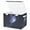 Blue Glowing Butterfly, variant on Foldable Fabric Storage Bin With Handle Collapsible Basket Box Storage With Lid Organizer Glowing Butterfly