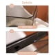 thumbnail image 3 of Basurero pequeño de plástico transparente con anilla de presión para baño, dormitorio, cocina, residencia universitaria y oficina. Transparente (gris)., 3 of 5