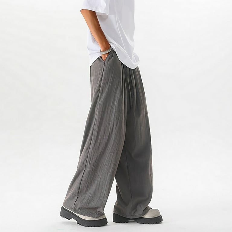 THDHVS Mens Casual Pants,Pants for Men,Casual Drape Fits Pants
