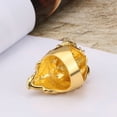 thumbnail image 5 of Mens Lion Head Ring Titanium Steel Gold Electroplated Geometric Ring Punk Rock Hip Hop Fashion Jewelry Fashion, 5 of 5