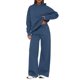 thumbnail image 1 of Conjunto de Sudadera con Capucha y Pantalones Anchos para Mujer PRETTYGARDEN 2 Piezas Talla M, 1 of 8
