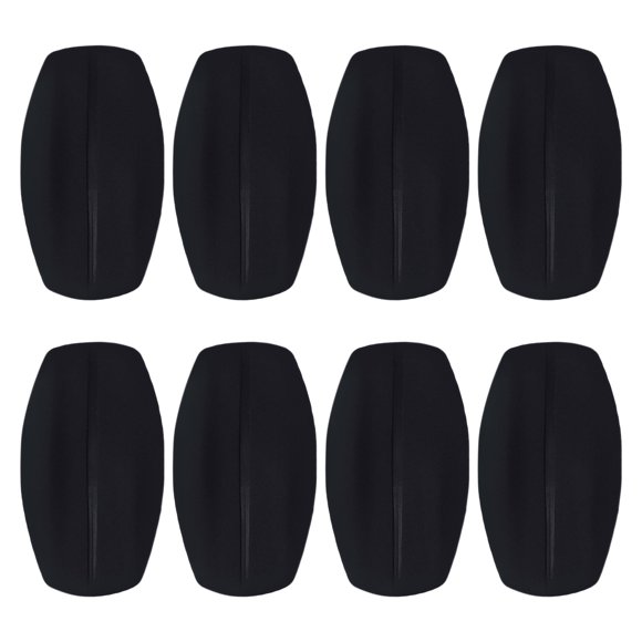 WHAMVOX 8Ud Almohadillas De Hombro De Silicona Antideslizantes Para Interior Color Negro Cómodas