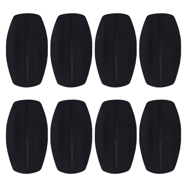 WHAMVOX 8Ud Almohadillas De Hombro De Silicona Antideslizantes Para Interior Color Negro Cómodas