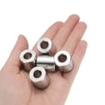 thumbnail image 4 of 25 Pack Stainless Steel Spacer 3/8" Bore x 3/4" OD x 13/16" Length Screw Bushing Plain Finish Round Metal Spacer for M10 Screws Bolts and Rods, 4 of 6