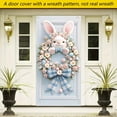 thumbnail image 6 of Uandlove Large Easter Bunny Door Hanging 70x35 Inch, Easter Door Decoration with Grommets, Reusable Spring Front Door Decor for Porch Wall Party Supplies, 6 of 6