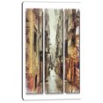 thumbnail image 2 of Chemin dans la Rue Impression sur Toile Aquarelle Extensible - Grand Paysage Urbain, 2 of 4