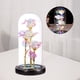 thumbnail image 4 of Regalos de Rosas para Novias, Mujeres, Mujeres, Flores Artificiales, Regalos para El Valentín, Flores de Cristal , Regalos de C Luz colorida negra perfecl cúpula de globo rosa, 4 of 7