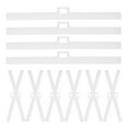 Qiysamall 30pcs Window Blind Slat Holders Blind Top Slat Hangers