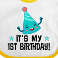 thumbnail image 4 of Inktastic 1st Birthday 1 Year Old Boys or Girls Baby Bib, 4 of 4