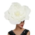 thumbnail image 1 of Hat for Women Wedding Flower Cocktail Mesh Hair Clip Tea Party Headband, 1 of 3