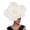 White, variant on Miorin Under $10 Summer Hair Accessories, Fascinators Hat, Fascinator for Women Tea Party Headband with Mesh for Wedding Cocktail Dresses Red