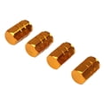 thumbnail image 3 of Soumake 4 Pcs Tire Caps Dustproof Anti-Corrosion Aluminum Hexagonal Valve Caps For Car Practical, 3 of 8