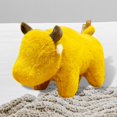 thumbnail image 1 of Muñeco de peluche Yotijar toro suave sin ojo decoración Amarillo 30cm, 1 of 7