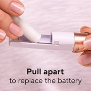 Finishing Touch Flawless Brows Eyebrow Hair Remover for Women, Electric Eyebrow Razor for Women with LED Light for Instant and Painless Hair Removal