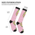 thumbnail image 4 of Sikiie Cute Avocado 1 Pairs Compression Socks for Men and Women 15-20 mmHg Running Support Socks, 4 of 7