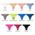 thumbnail image 4 of Luxalzxs Thong Underwear for Women Sexy T-Back Low Rise Bikini Briefs Breathable Stretch Seamless Cheeky Hipster Panties, 4 of 4
