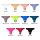 thumbnail image 4 of Puntoco Bragas para mujer, cintura alta, seda de hielo, sin costuras, ropa interior en forma de T con cintura exquisita, entrepierna de algodón, ropa interior en forma de T, 4 of 4