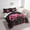Black Pink, variant on Erosebridal Video Game Theme Bed in a Bag Twin Size, Gradient Blue Cyan Gamepad Bed Set, Neon Light Bedroom Decor, Reversible 7 Pieces