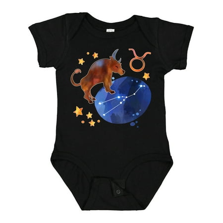 

Inktastic Taurus Constellation Zodiac Sign Illustration Gift Baby Boy or Baby Girl Bodysuit