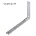thumbnail image 4 of pitrice 4pcs L Bracket Corner Braces Joint Angle Brackets Wall-mounted Bench Shelf Support Heavy Duty Furniture Hardware Rack 225*125*25*5mm, 4 of 9