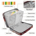 thumbnail image 4 of Haosy Accordion File Organizer Zipper Binder 500 Sheet 6-Tab Expanding File Folder Multi-Pocket 1.2 Inch 3 Ring Chinese Lion Dance, 4 of 7