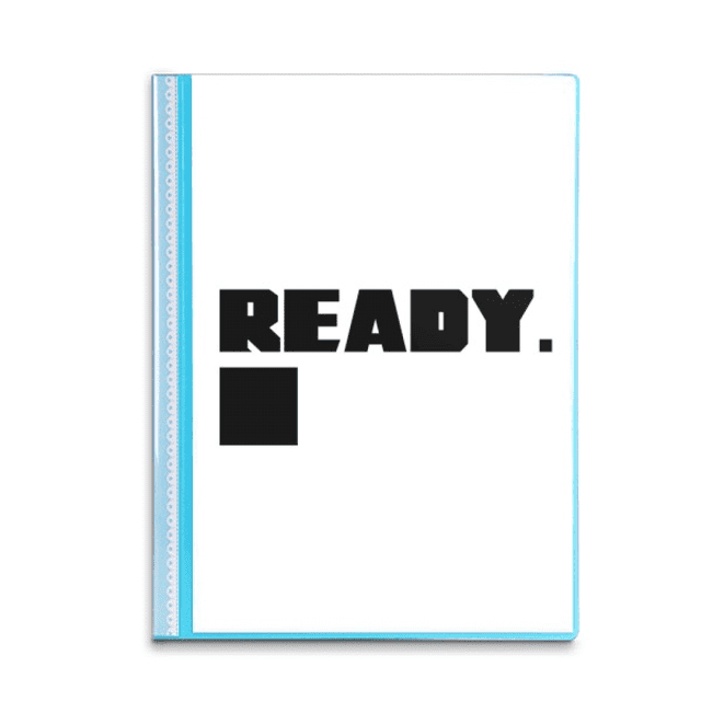 Ready Start Game Art Deco Fashion Book Sheet Protectors Portfolio Binder Folder