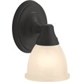 thumbnail image 2 of Kohler Forte Bathroom Vanity Wall Sconce Lighting Matte Black 1 Light, 2 of 4