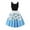 004 Light Blue, variant on Hvot&aat Women's Dresses Round-neck Sleeveless A Line Tank Dress Elegant Dignified Casual Sundresses