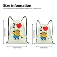 thumbnail image 2 of Pofeuu Minions for Water-Resistant 210D Drawstring Bag Compact Foldable Design Gym Yoga Travel Essentials Lightweight Carryall-Medium, 2 of 6