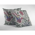 thumbnail image 2 of 26â€ Pink Sage Peacock Indoor Outdoor Zippered Throw Pillow, 2 of 4