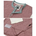 thumbnail image 2 of ZIMEGO Men’s 3/4 Sleeve Henley Shirt – Casual Slim Fit Crew Neck Raglan Baseball Fashion Athletic T-Shirts Tee, 2 of 6