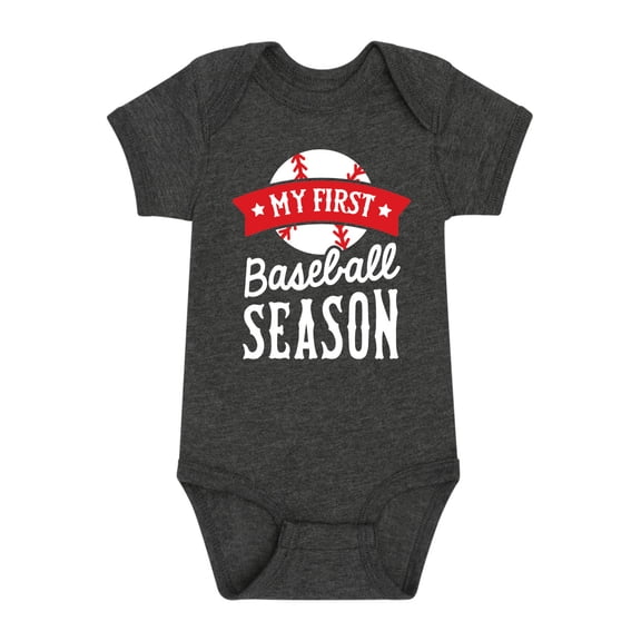 Instant Message - First Baseball Season - Infant One Piece