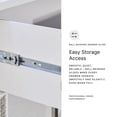 thumbnail image 5 of Ashley Furniture Chalanna White Chest of Drawers, 5 of 20