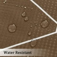 thumbnail image 3 of Chocolate Brown Shower Curtain Set for Men Waterproof Shower Curtains for Bathroom Textured Farbic Cloth Ombre Shower Curtain 72 x 72 Inches, Espresso Tone, 3 of 6