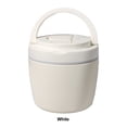 thumbnail image 3 of Naiovety Tarro termo de comida para comida caliente para aventuras al aire libre, amplia gama de usos, tarro de comida caliente de boca ancha Cocina y Comedor beis 970ML, 3 of 6