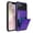 Purple, variant on Protective Phone Wallet Case Cover with Builtin Card Slot and Impact Absorption