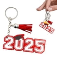 thumbnail image 2 of ZTTD 1 Pieces 2025 Graduation Keychain Gift for Him Her, 2025 Graduation Keychain Grad Gifts for College High School Graduate, 2 of 7