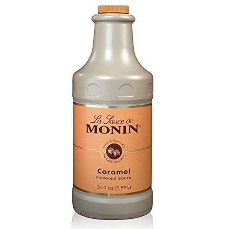 Monin - Gourmet Caramel Sauce  Rich And Buttery  Great For Desserts  Coffee  And Snacks  Gluten-Free  Non-Gmo (64 Ounce)