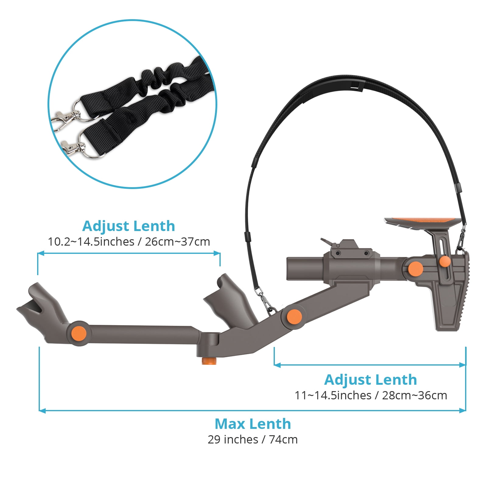TD507 Stocker Star Shock, Double Adjustable, 9-5/8in. to 14