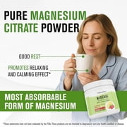 NaturalSlim MagicMag® Magnesium Citrate Powder - 3 Pack - Anti Stress Drink Mix - 8oz