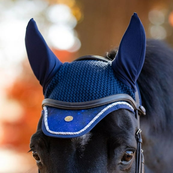 Dapplebay Constellation Fly Veil -Navy/Multi-Cob