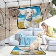 thumbnail image 7 of Qxltty White Poodle Cat litter Pads Pet Set of 3 Diaper Mats Center Anti-leakage Layer Absorbent Soft and Comfortable, 7 of 7