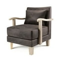thumbnail image 3 of Furniture of America Khari Lounge Chair, Brown, 3 of 6