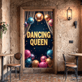 thumbnail image 5 of LUUFILx Disco Party Dancing Queen Backdrop Banner Event Background Wall Decorations Dance Floor Birthday Celebration Party Supplies Ballroom Theme Decor, 5 of 8