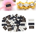 thumbnail image 3 of 120 Pcs Handmade Labels Tags Made Engraved Tag Jeans Cloth DIY Clothing Sewing Handmade Crown Print, 3 of 9
