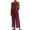 #07 Wine 【Mix & Match: Stock Up on Your Favorite Colors】, variant on Women's Soft Cotton Jersey Knit Loungewear Set, Loose Relaxed Fit with Elastic Waistband, Lightweight Breathable Two Piece Matching Top and Shorts, Casual Summer Outfit | TruHer,Army Green L