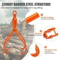 thumbnail image 6 of Eagle Claw Log Lifting Tongs - 28 Inch Swivel Grapple Hook, 2205 lbs Capacity for Trucks, ATVs, Tractors, 6 of 7
