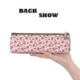 thumbnail image 2 of Naloa Strawberry And Cheery Print Leather Pencil Case - Portable Big Capacity Pencil Pouch Organizer Bag Stationery Bag for Work & Office Pencil Pen Case, 2 of 5
