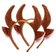 thumbnail image 2 of Here's a refined and professional product description based on your input:\n\n \n\n**2pcs Ox Horn Headband for Women – Stylish Animal Costume, 2 of 5